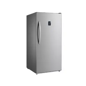 Midea Refrigerator 390L, Steel Finish, Single Door, Spacious Storage HS-507FWE