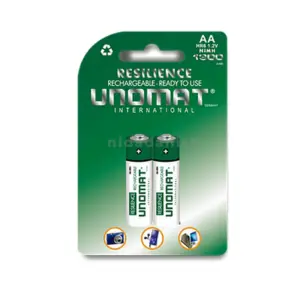 Unomat Rechargeable Battery AA 2100 2pc Per Pack (Pack of 10Pcs)