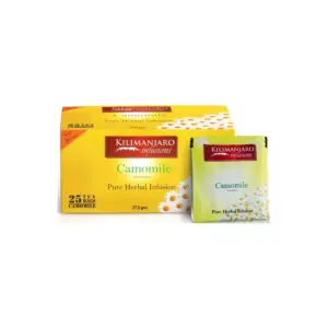 Kilimanjaro Fresh Kilimanjaro Tea Bags Infusion Camomile 37.5g KL012 (Pack of 18 Pcs)