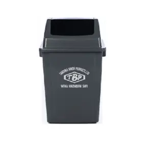 TBP Dustbin 60L without Pedal & Wheels Grey TBP-60C-GREY