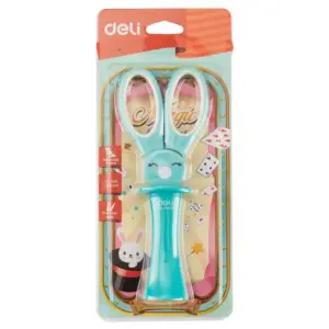 Deli Stationery Deli Scissors 137mm, Stainless Steel with Protection Sleeve E6065