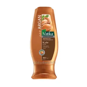 Vatika Conditioner Natural Moisturizing, Scalp Hydrating Moisturizer, for Women with All Hair Types, 400ml Argan (Pack of 3)