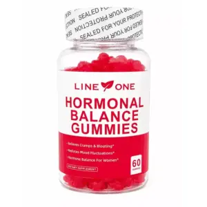 Faith Line One Hormonal Balance Gummies For Women – Advanced Daily Hormone Support Formula With Natural Botanical Ingredients To Support Mood Balance, PMS Comfort, Menstrual Wellness, Emotional Well-Being & Overall Women's Health, 60 Gummies