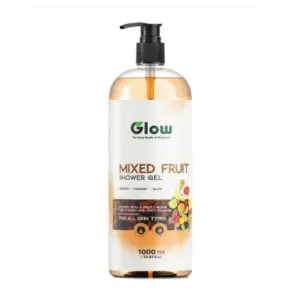 Glow Shower Gel 1L Mixed Fruit for Fresh & Glowing Skin Refreshes & Energizes the Skin Infused with a Fruity Blend