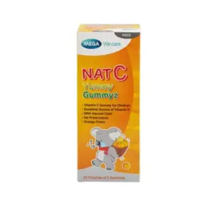 Mega We Care Mega Nat C Yummy Gummyz Vitamin C Gummies 25's 23109
