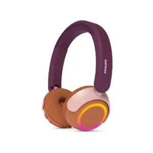 Philips Kids Wireless OnEar Headphones, Foldable, LED Lights TAK4200MP/00