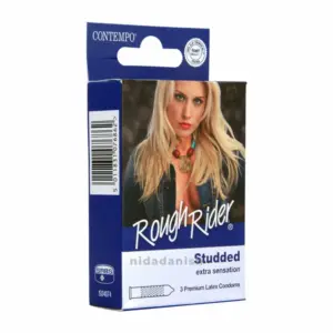 Contempo Condoms Rough-Rider F-P Pack of 3 660 (E-EX)