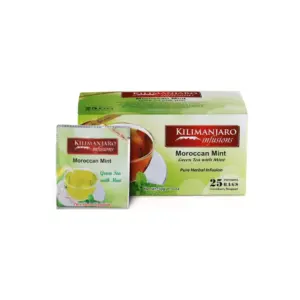 Kilimanjaro Fresh Kilimanjaro Tea Bags Infusion Moroccan Mint 50g KL017 (Pack of 18 Pcs)