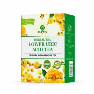 Faith Burton Lower Uric Acid Herbal Tea – Premium Chicory & Gardenia Herbal Detox Tea For Uric Acid Management, Joint Wellness, Kidney Health Support And Natural Body Cleansing (20 Tea Bags)