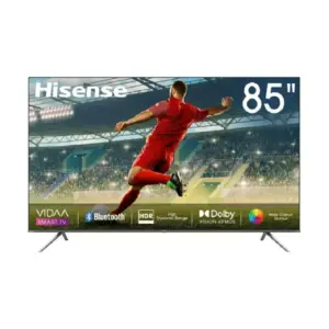 Hisense 85" LED UHD 4K Smart TV with Dolby Vision, DTS-X, AI 4K Upscaler, Vidaa OS, Voice Control, WiFi 85A6K/N/Q