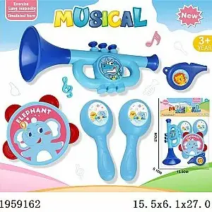 Toys Generic Musical Instrument Set Baby rattle (Pack of 5)
