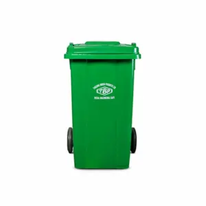 TBP Dustbin 100L with Two Wheels TBP-100B-B/G/G