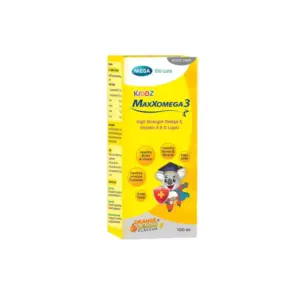 Mega We Care Mega Kiddz Maxxomega 3 Orange Lemon Flavour 100Ml, 25861