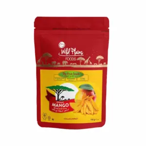 Wild Plains Foods Wild Plains Dried Foods Organic Mango 100g Diced, No Added Sugar, No Sulphates