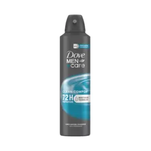Dove Men+Care Deodorant Clean Comfort Anti-Perspirant 150ml (Pack of 3pcs)