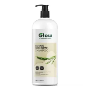 Glow Damage Hair Repair Shampoo 1L for Stronger & Healthier Hair Repairs & Nourishes Damaged Hair Restores Smoothness & Shine