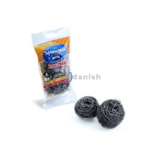 Arix Inox Maxi Stainless Steel Wire Sponge 2's 551 (Pack of 6Pcs)