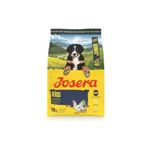 Josera Junior Kids Dog Food 3kg with Omega 3, Gluten Free, German Quality, Poultry & Rice (Pack of 3pcs)