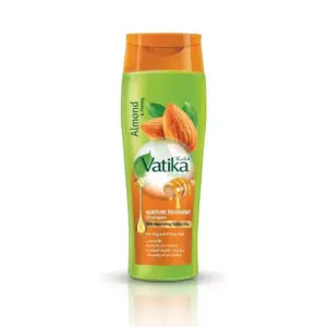 Vatika Shampoo Moisture Treatment Natural & Herbal, Enriched with Almond & Honey, for Dry & Frizzy Hair 400ml