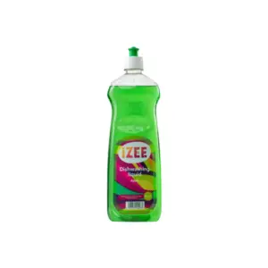 Izee Dish Washing Liquid Apple 750Ml, Grease Cutting Formula, Fresh Apple Fragrance, Effective Dish Cleaning IDWL-A-750ML