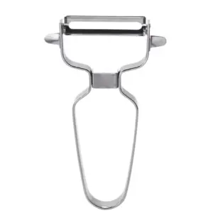 Naim Handmade Peeler Ergonomic Wooden Handle Durable Stainless Steel Blade Rust-Resistant Fruit Vegetable Tool NM-2224