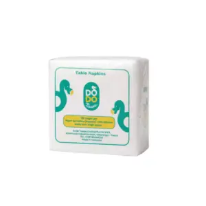 Dodo Napkins 100 Sheets, Soft & Absorbent Tissue Napkins, Hygienic Everyday Use, Multipurpose Paper Napkins DN-100S