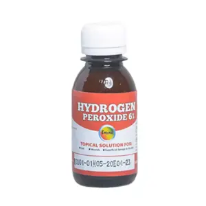 Emina Hydrogen Peroxide 3% Mouthwash +6% Antispetic 100ml Pack of 10 (E-EX)