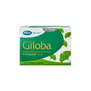 Mega We Care Mega Multi-Vitamins Giloba Ginko 30 Capsules 3219