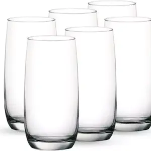 Ocean Glass 6pcs Ivory Hi Ball 370ml Drink Tumbler 1B13013