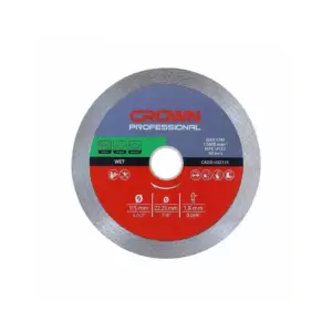 Crown Professional Crown Diamond Saw Blade 115x22.23mm, 10mm Kerf Width, 1.8mm Segment Thickness CADD-U22115
