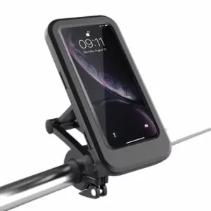 Faith Adjustable Waterproof Magnetic Phone Holder For Bike-Hands-Free Universal Smartphone Mount Handlebar Fix Rearview Mirror
