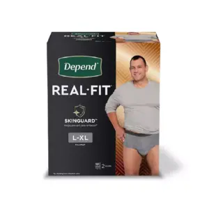 Depend Silhouette Real Fit Underwear for Man L/XL 9 (Pack of 6)