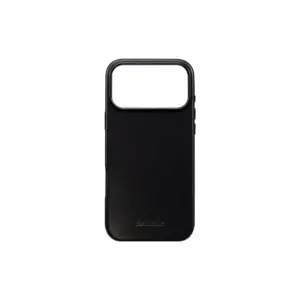 Milele iPhone 17 Pro Max Oil Waxed Black case - Long-lasting durability for everyday elegance