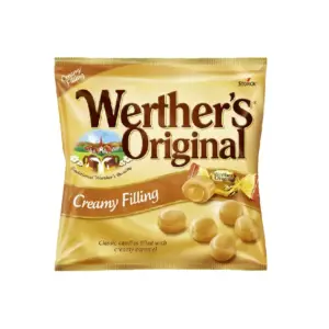 Storck Werther's Original Creamy Filling Candies 125g (Pack of 12pcs)