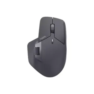 Rapoo Multi Mode Wireless Mouse 2.4GHz with 4000 DPI Adjustable HD Sensor, Bluetooth 4.0/5.0, LightBlack MT760L