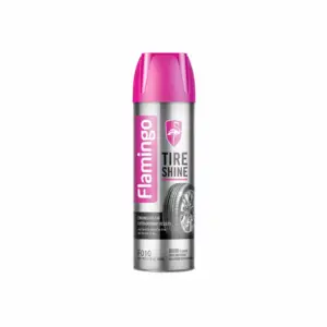 Flamingo Car Care Flamingo Tyre Shine Engineered for Extraordinary Results for Shine & Preventing Cracking & Fading 650ml