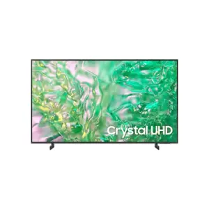 Samsung 55’’ Crystal UHD 4K, Tizen, OS Smart TV, Frameless & Air Slim, Flat Lift Stand, Solar Cell Remote, Dynamic Crystal Color, 4K  AI Upscaling, Q-Symphony 55DU8000