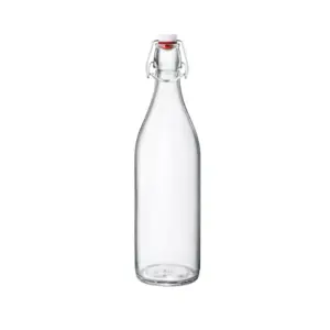 Bon Appetit Glass Water Bottle 750ml with Wire Clip Lid HM-BA358