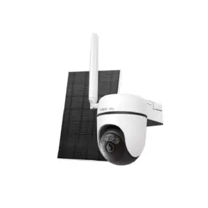 TP-Link Tapo Solar Powered Pan/Tilt 4G LTE Security Camera Kit with 2 Way Audio, 2K 3MP Visuals, Color Night Vision, IP65 Protection C615G KIT