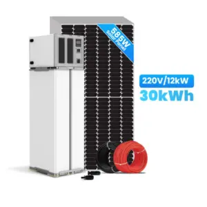 Blue Carbon Single Phase Solar Power Station 12kW Home Battery System 30kWh 12KW+30KWH