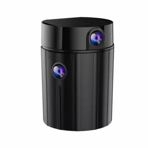 Faith F9 Dual-Lens Wireless Mini WiFi HD 1080P Smart Security Spy Camera With Night Vision, Motion Detection, Remote Mobile Viewing & Loop Recording