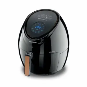Kenwood Airfryer 5.5l Digital Touch Screen 4 in 1 Fry, Grill, Roast and Bake 1800w Hfp50.000bk - 60 Mins Timer With Rosting Function Adjustable Temperature Touch Screen Display Auto Shut Off
