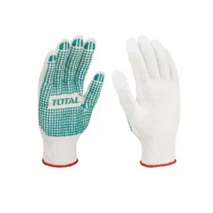 Total Tools Total Knitted and PVC Dot Gloves Pair XL TSP11102
