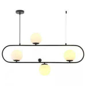 Tronic Estia Fitting Ceiling Light 4xE27 BK Indoor Lighting PL 1175-04-BK