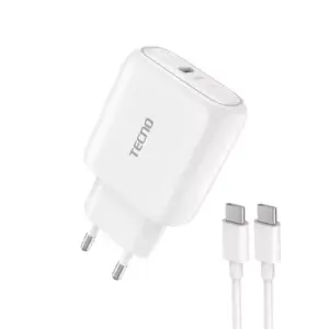 Tecno Fast Charger, USB Charging Adapter & Cable Reliable, Fast Charging Solution TCW-U01S