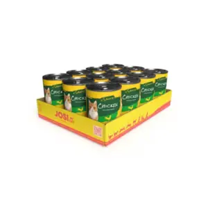 Josera JosiCat Chicken in Sauce 415g, Fine Wet Food in Sauce with Chicken for Adult Cats