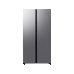 Samsung Refrigerator 635L Side by Side Door, Inverter Compressor, WiFi Embedded, Silver RS70F65Q3TUT