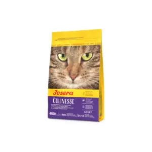 Josera Adult Cat Food 400g Culinesse with Skin & Coat, Anti Hairball, Urinary Care, Salmon & Poultry (Pack of 8pcs)