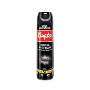 Kingtox Crawling Insects Killer Spray, Residual Action, Black 300ml