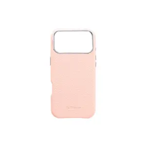 Milele iPhone 17 Pro Pebble Pink Case Premium Leather Craftsmanship Protective Design